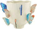 Bordallo Pinheiro Cloudy Butterflies Vase 9-Inch