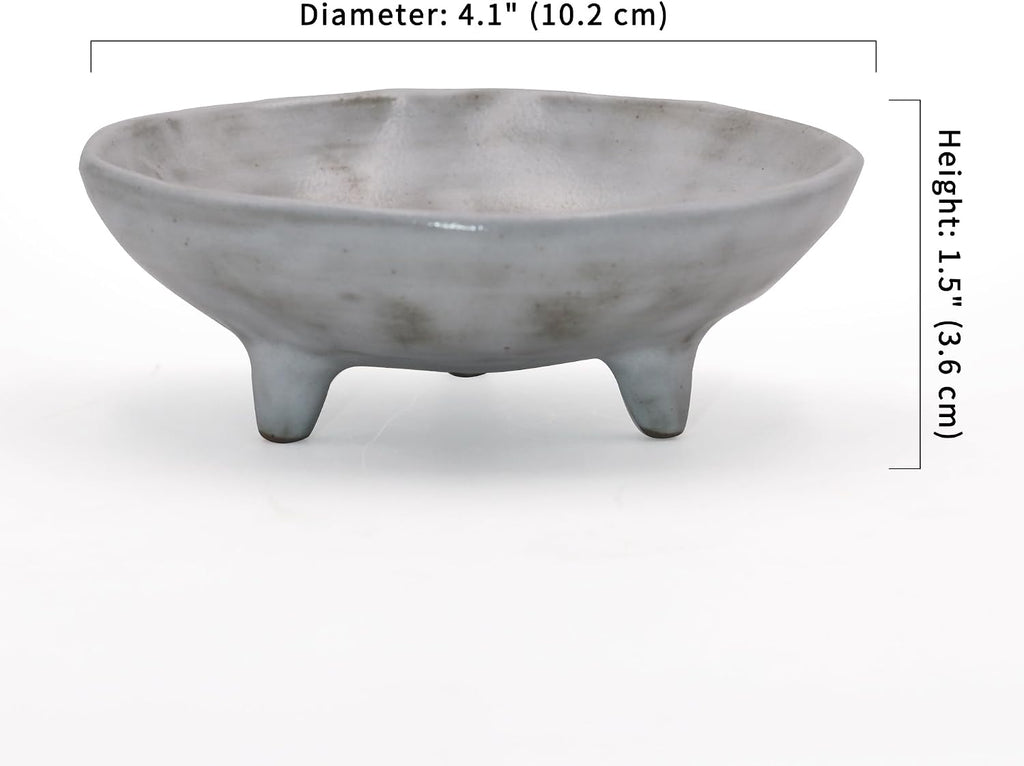 Prayer Offering Ritual Bowl Plate Great for Use Candles Tray Religious Spiritual Gifts （White Tree Life）