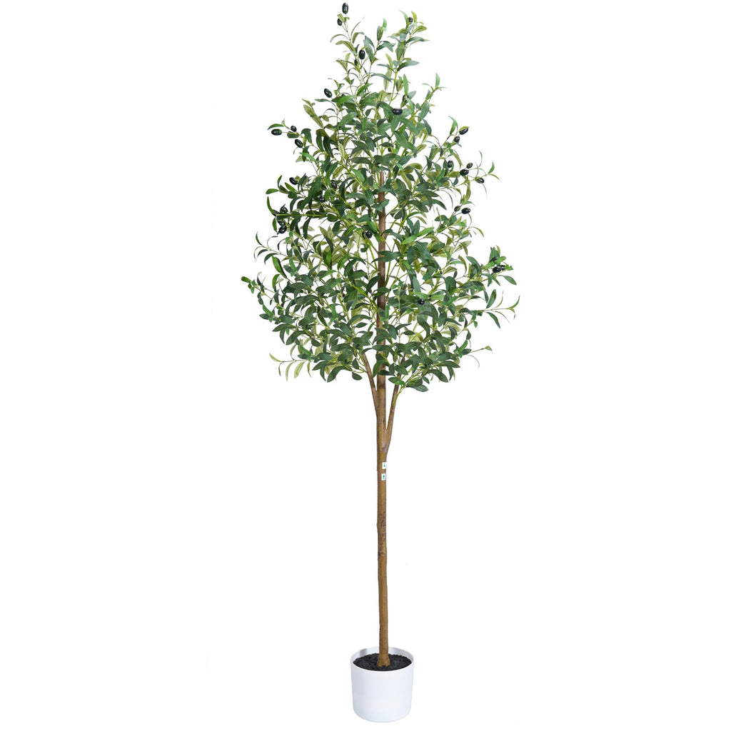 Olive Tree 6FT Fake Tree Faux Plants Indoor with Pot