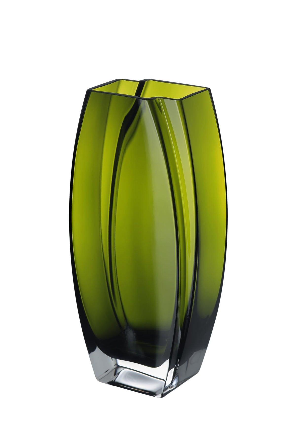 Glass - Vase - Blue - Teal - 12.6" Height - Heavy Durable - Made in Europe - by Barski