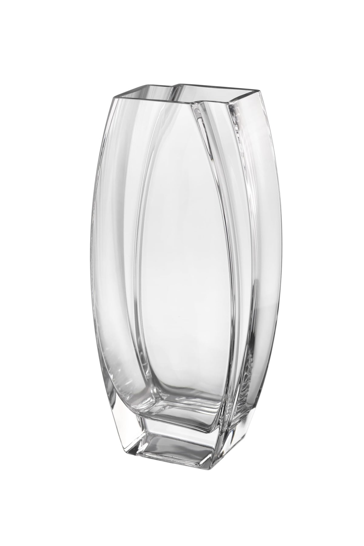 Glass - Vase - Blue - Teal - 12.6" Height - Heavy Durable - Made in Europe - by Barski
