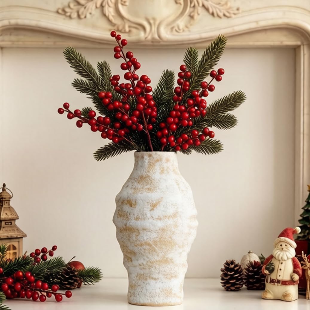 Large Ceramic Flower Vase for Home Decor Living Room Bedroom
