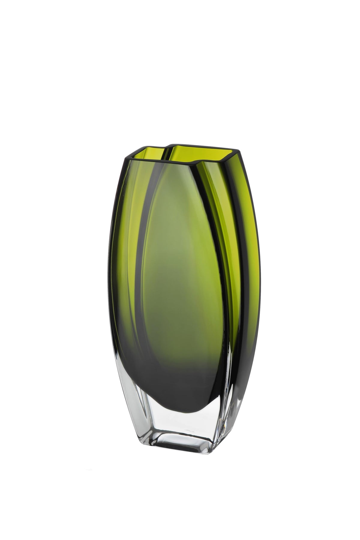 Glass - Vase - Blue - Teal - 12.6" Height - Heavy Durable - Made in Europe - by Barski