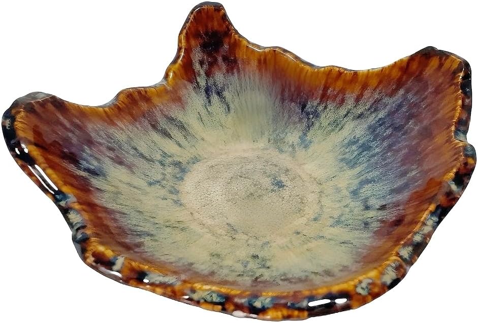 WF Ceramic Decorative Bowl, Jewelry Tray, Key Bowl For Entryway Table 8''