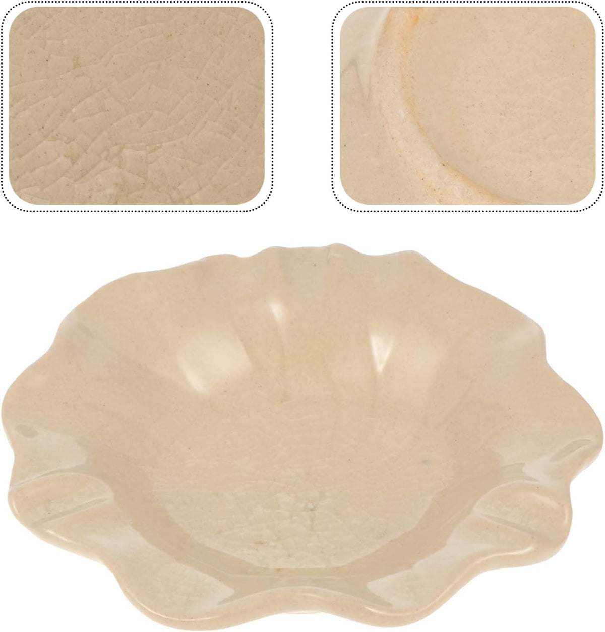 Plate Aromatherapy Ceramic Tray 4.13 Inch for Essential Oils Holder and Mixing Dish Home Spa Salon Use