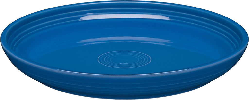 Fiesta® Coupe Dinner Bowl Plate 10.375” Dinner Plate 40 oz – Durable Ceramic, Lead-Free, Dishwasher/Microwave/Oven Safe – Made in USA - Lapis