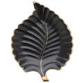 VanEnjoy Decorative Candy Dishes - Pink Ceramic Key Bowl for Entryway Table, Leaf Jewelry Plate Tray