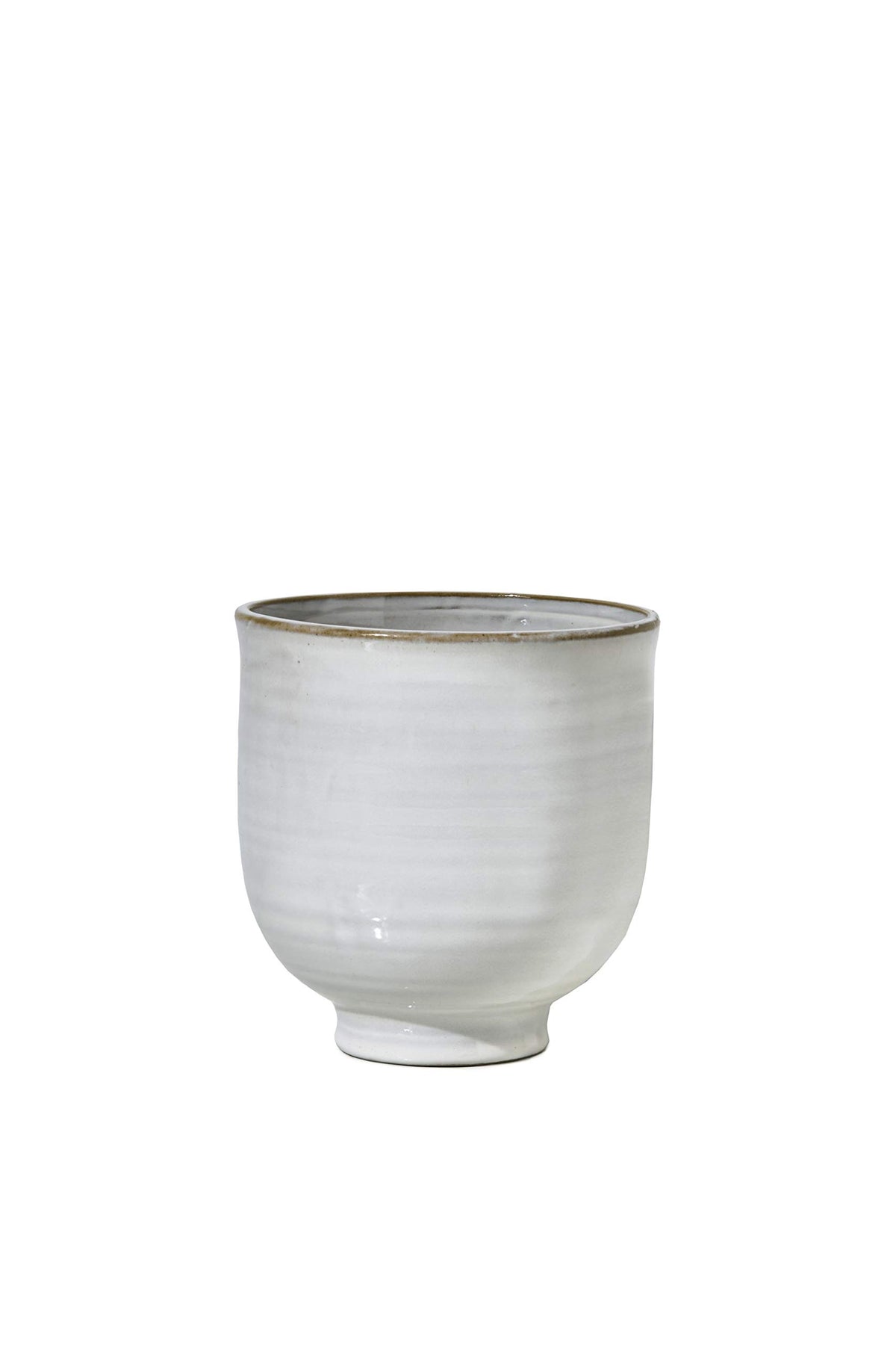Serene Spaces Living Set of 2 Large Free-Form Edge Glazed Ceramic Plate- Dinnerware for Vintage Weddings, Events, Measures 12" Diameter and 1.5" Tall