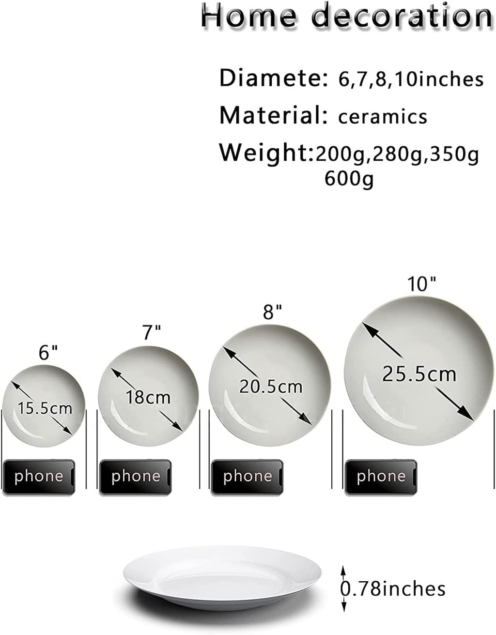 Lemon Abstraction Decorative Plate Ceramic Plate Abstract Paint Round With Display Stand For Home Parties Wedding Collection Decor Porcelain Plates - 10 Inches