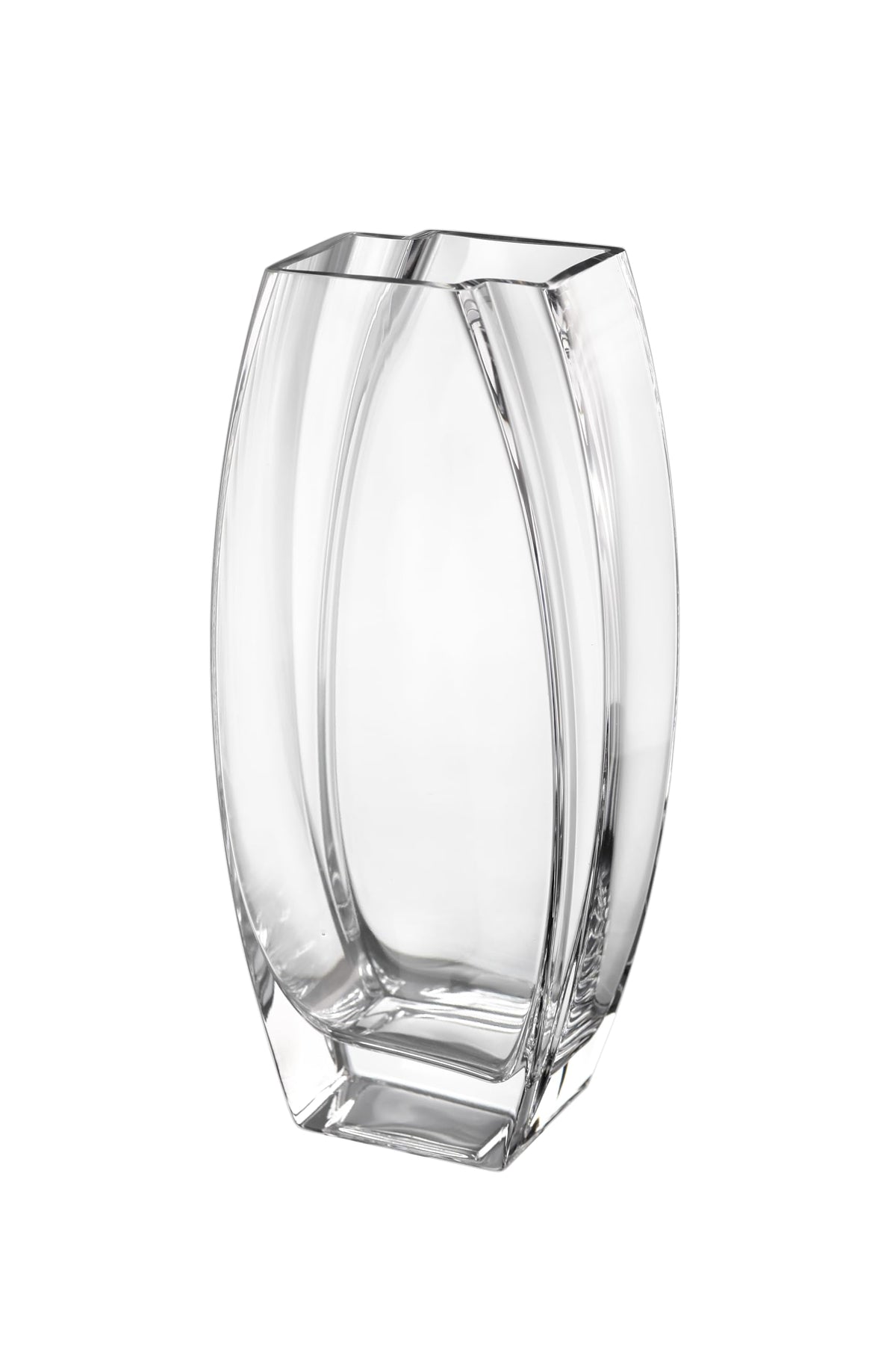 Glass - Vase - Blue - Teal - 12.6" Height - Heavy Durable - Made in Europe - by Barski