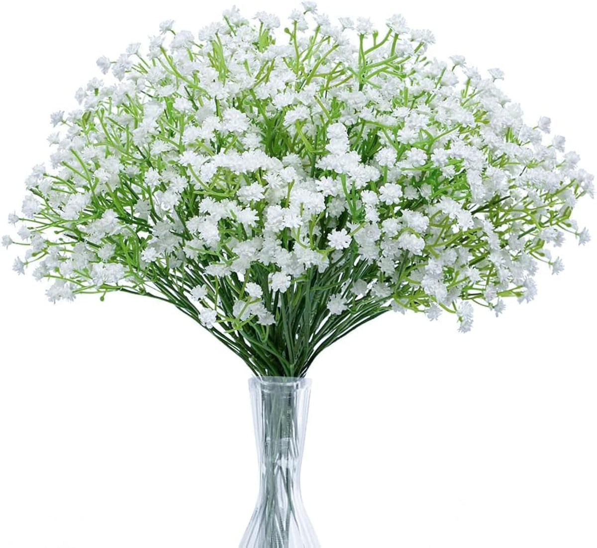N&T NIETING Baby Breath Flowers Artificial Bulk, 10Pcs, Fall Pink Decor