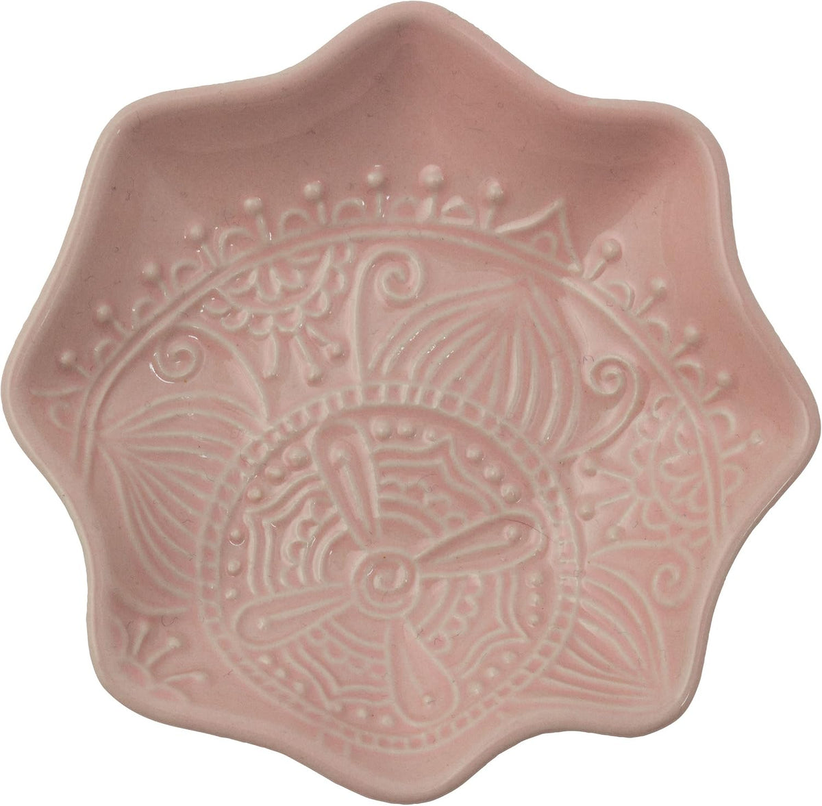 Karma Gifts Large Fluted Trinket Tray, White