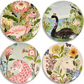 8.5 Inch Ceramic Plates Set of 4, Salad & Dessert Appetizer Plates