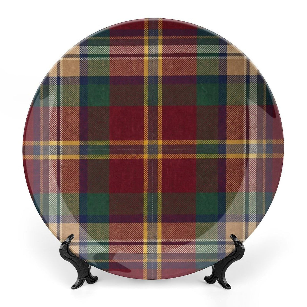 Decorative Plates 8" Fall Decor Acorn Wall Plates with Stand