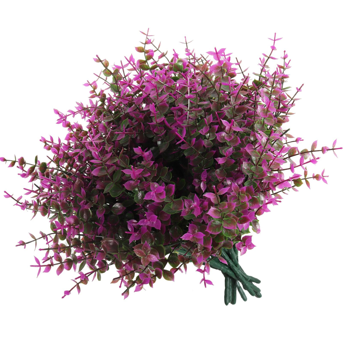 RECUTMS Artificial Flowers,Fake Boxwood Outdoor UV Resistant Plants,8 Packs