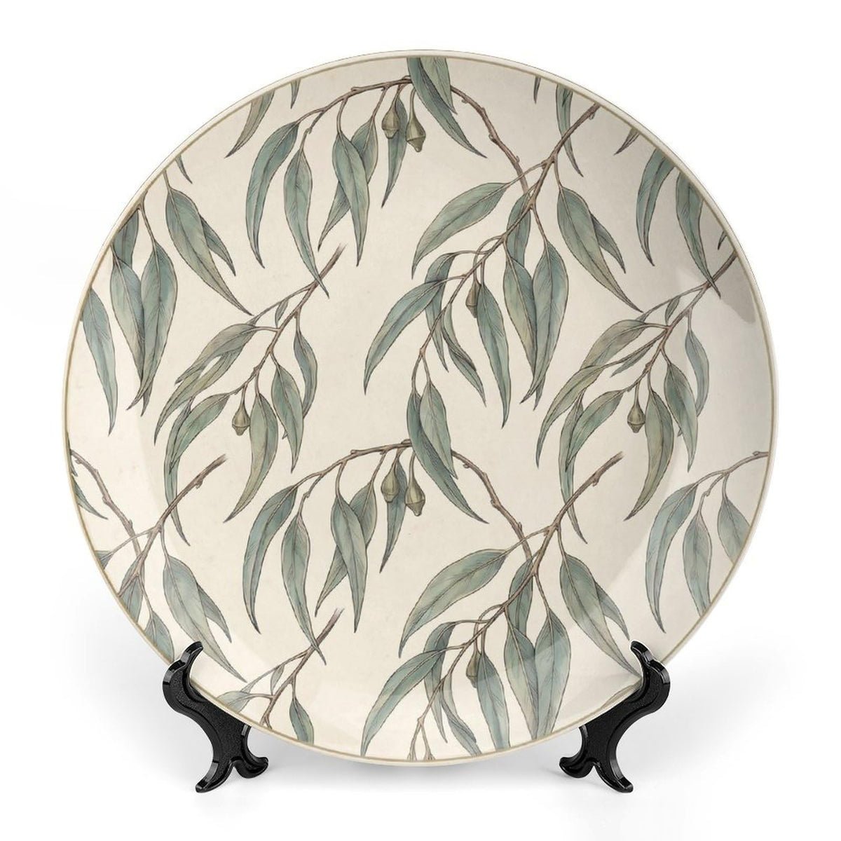 Hydrangea Decorative Plates for Display 10 Inch Floral Wall Decor