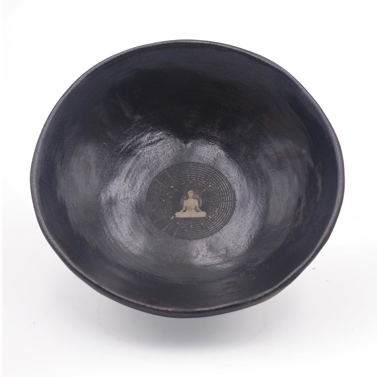 Prayer Offering Ritual Bowl Plate Great for Use Candles Tray Religious Spiritual Gifts （Black Praying）