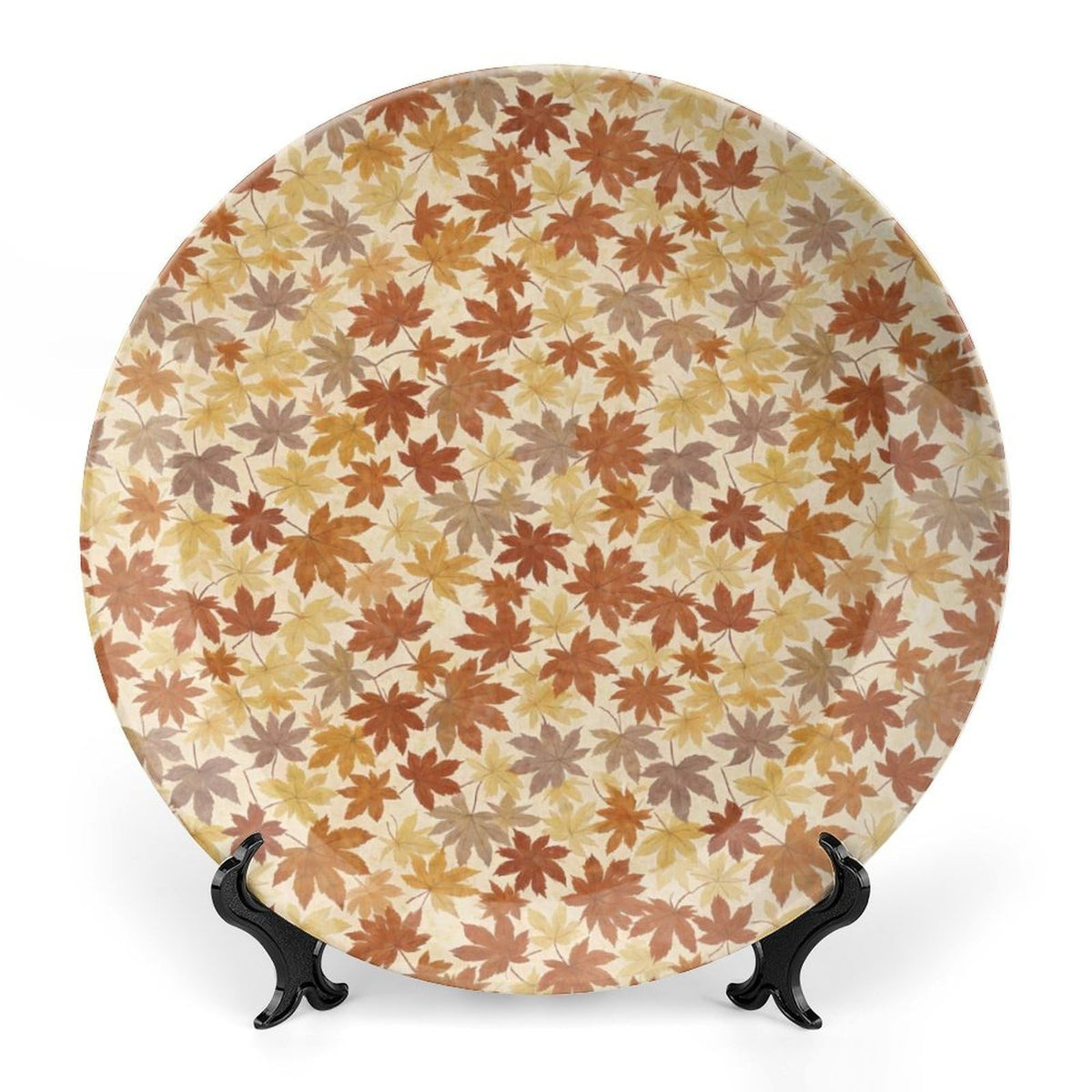 Decorative Plates 8" Fall Decor Acorn Wall Plates with Stand