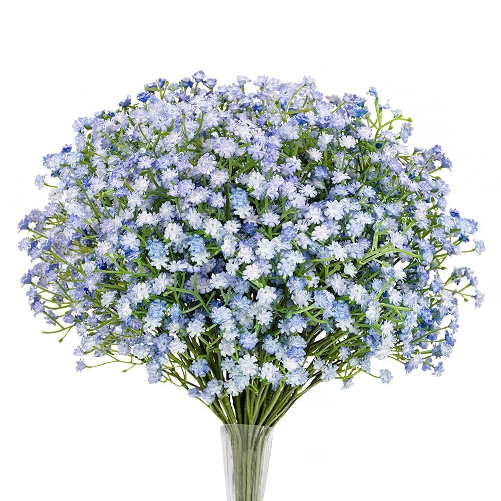 N&T NIETING Baby Breath Flowers Artificial Bulk, 10Pcs, Fall Pink Decor