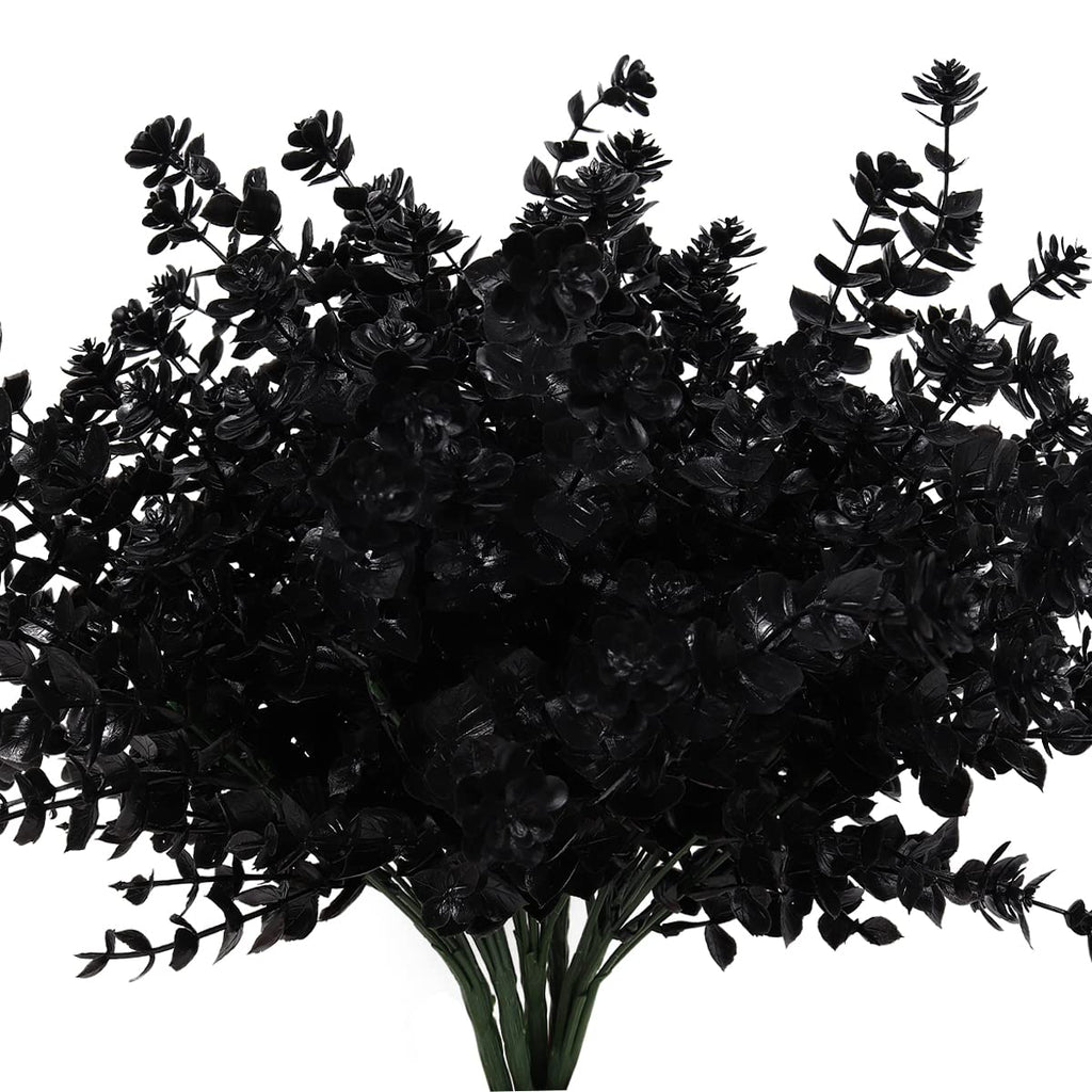RECUTMS Artificial Flowers,Fake Boxwood Outdoor UV Resistant Plants,8 Packs