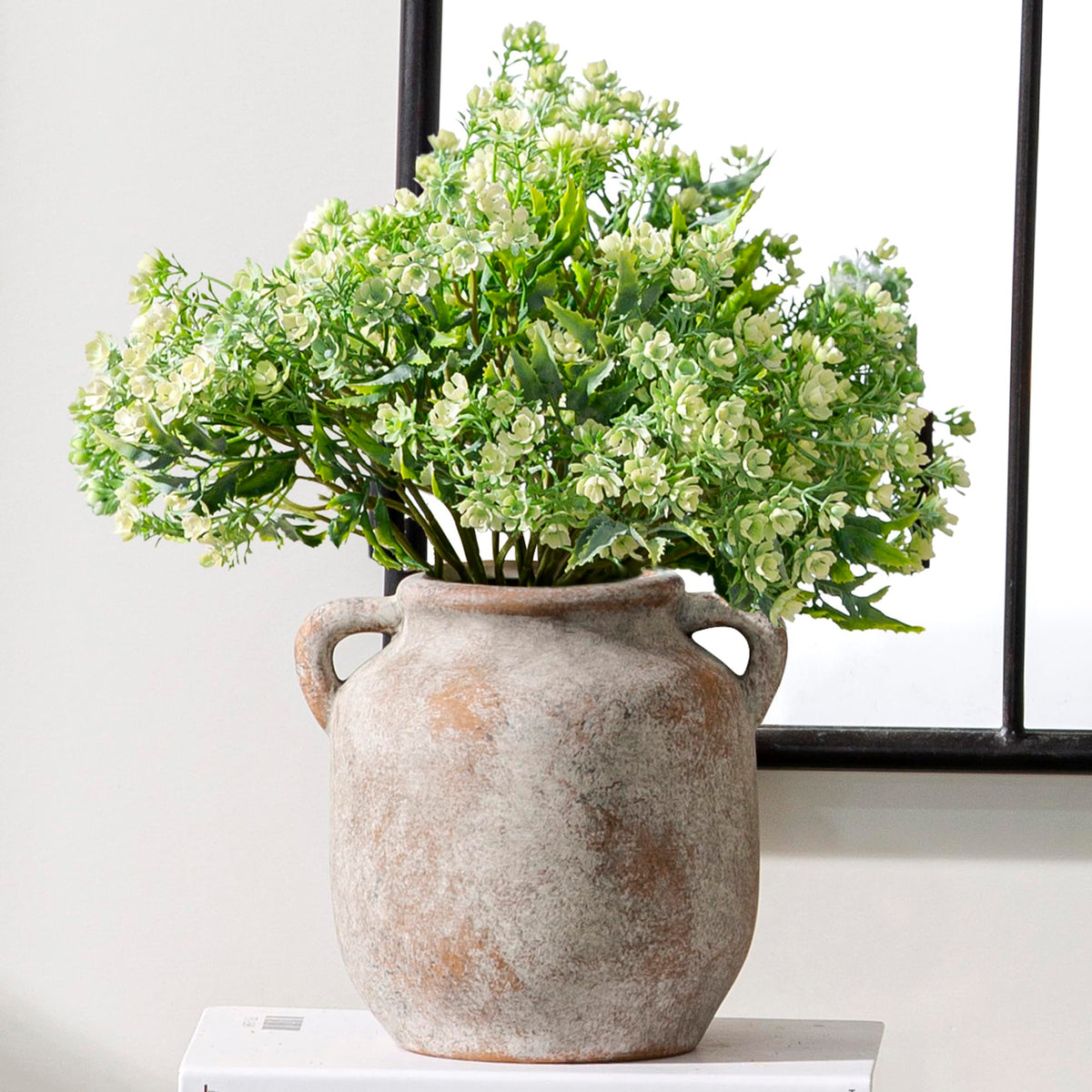 Vanselia Ceramic Flower Vase Home Table Decor Living Room Farmhouse 12 in