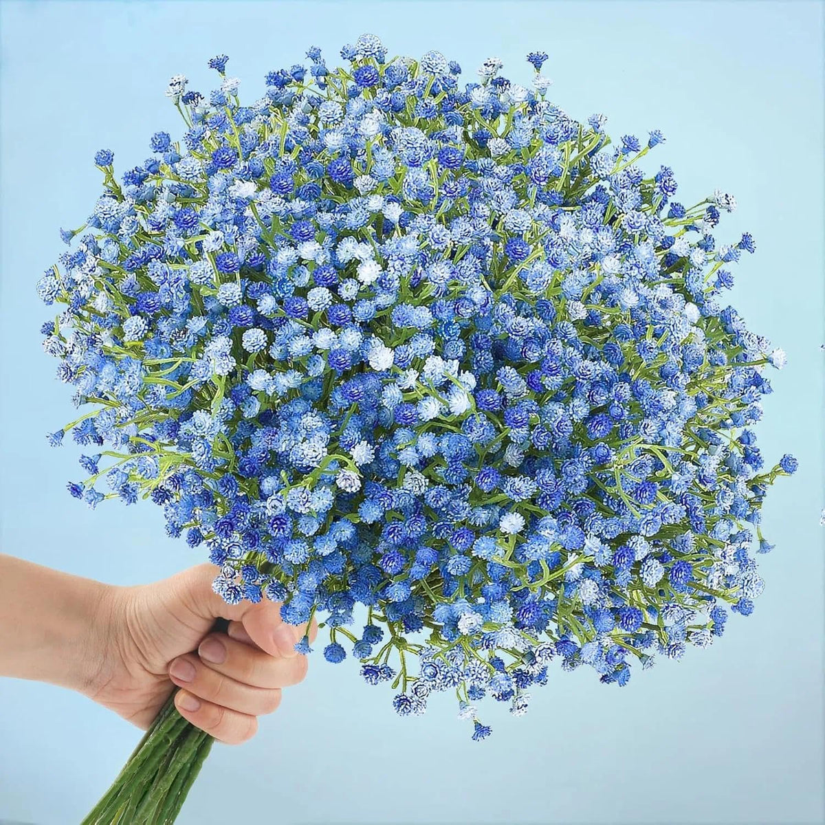 N&T NIETING Baby Breath Flowers Artificial Bulk, 10Pcs, Fall Pink Decor