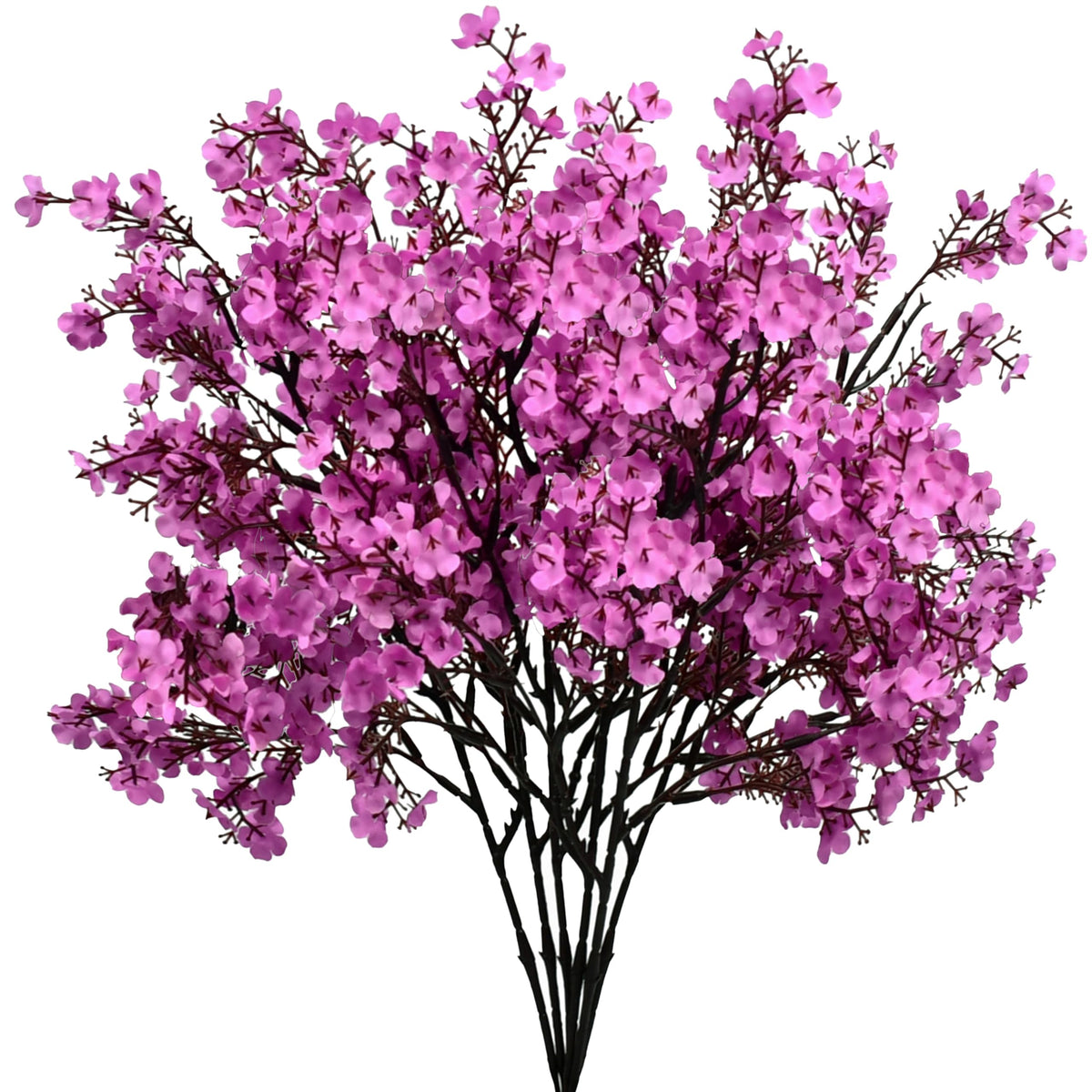 Mandy's 6 Bundles Artificial Light Brown Baby’s Breath Flowers