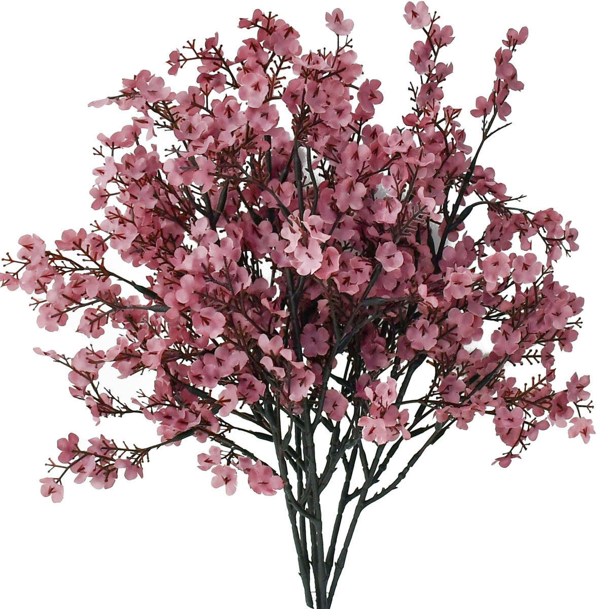 Mandy's 6 Bundles Artificial Light Brown Baby’s Breath Flowers