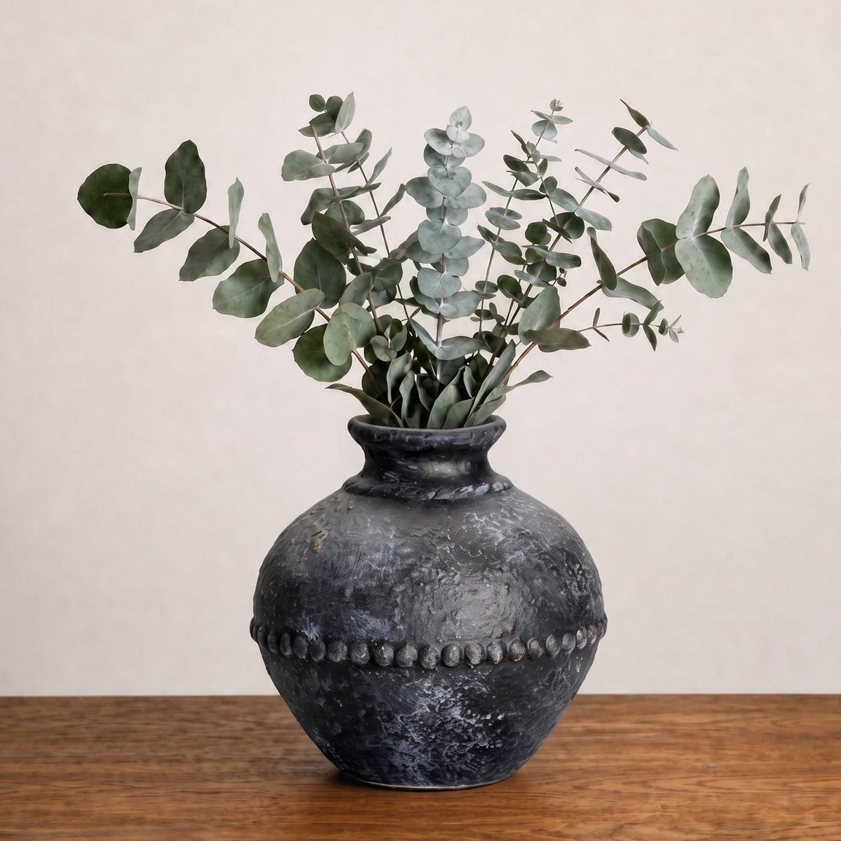 Sunddo Rustic Ceramic Vase for Flower, 8.5 Inch