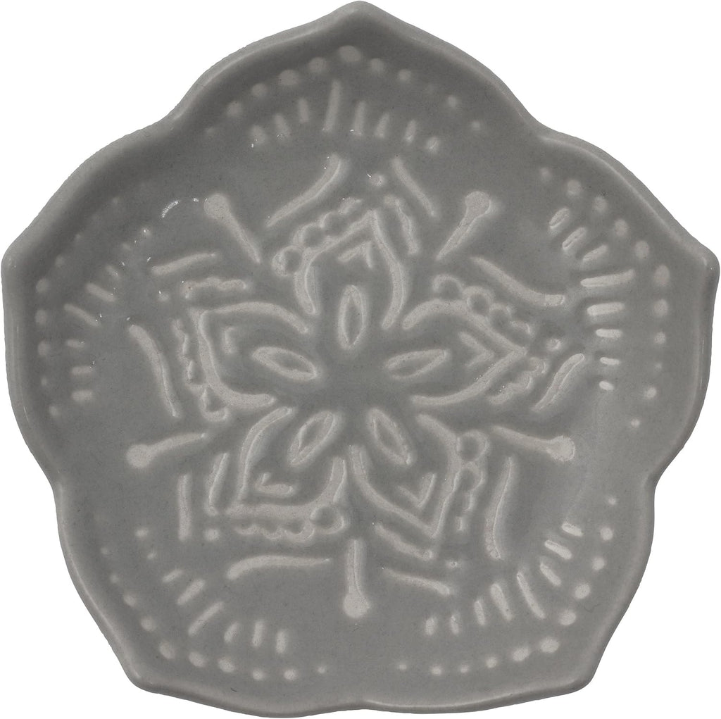 Karma Gifts Large Fluted Trinket Tray, White
