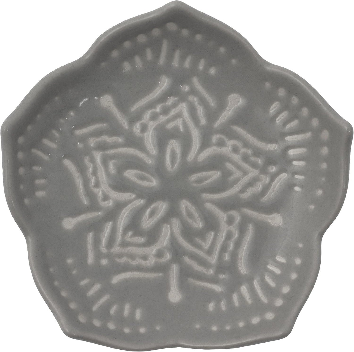 Karma Gifts Large Fluted Trinket Tray, White