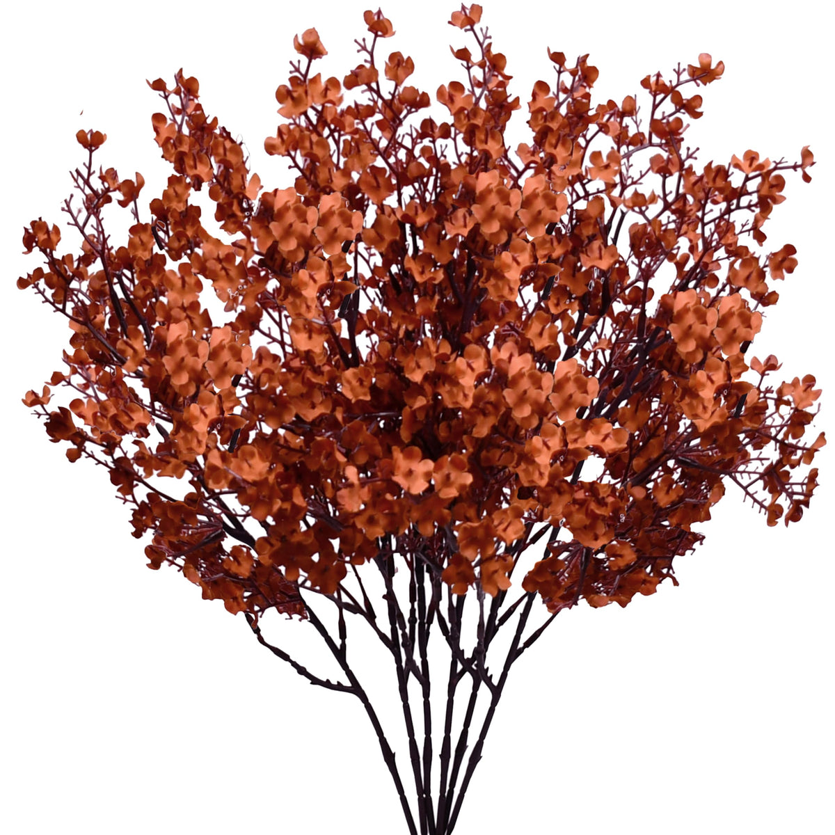 Mandy's 6 Bundles Artificial Light Brown Baby’s Breath Flowers