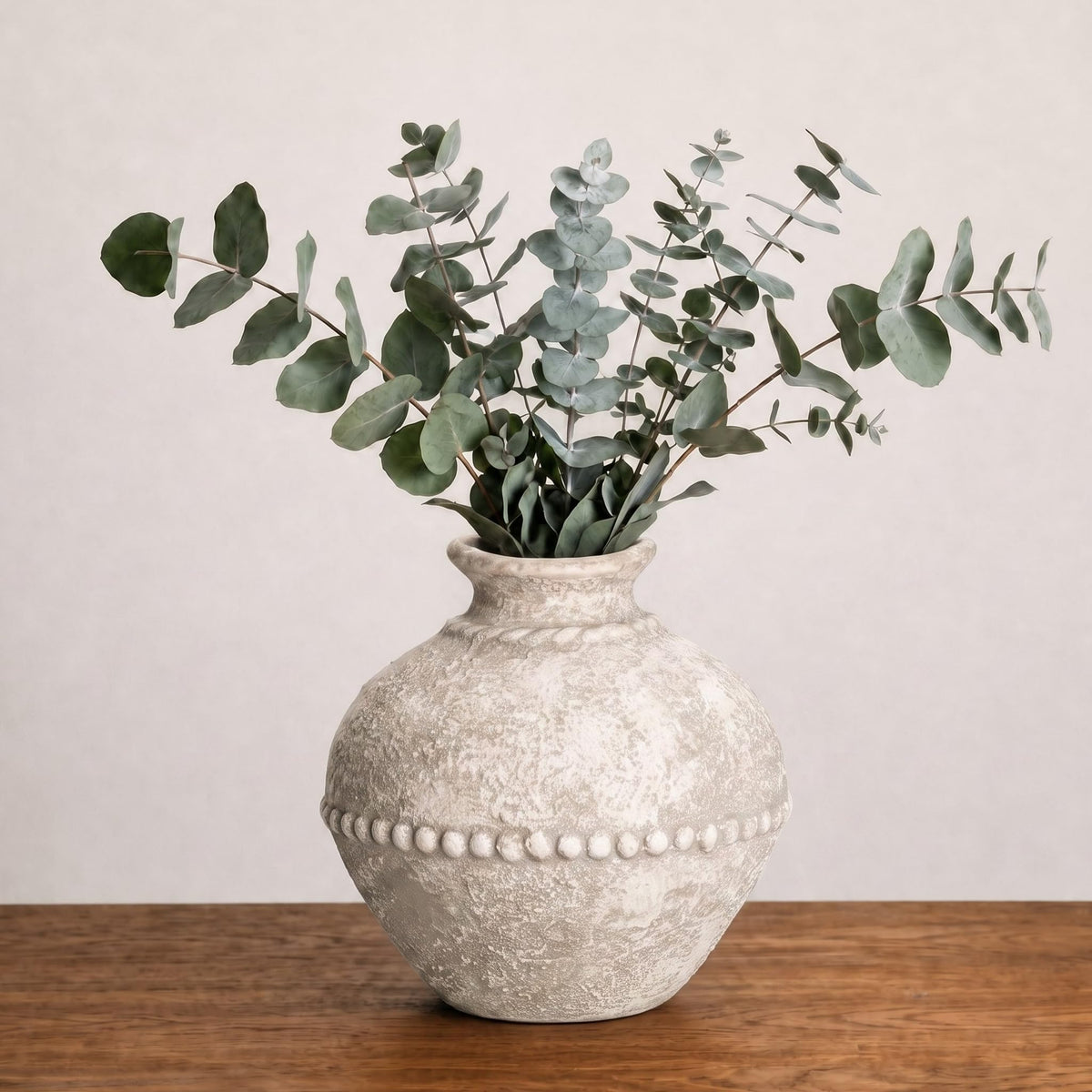 Sunddo Rustic Ceramic Vase for Flower, 8.5 Inch