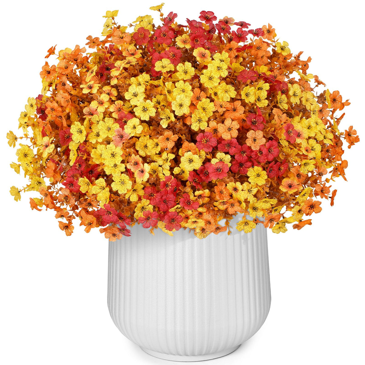 Lifewit Fall Artificial Flowers for Outdoor, Faux Flowers for Garden Decor
