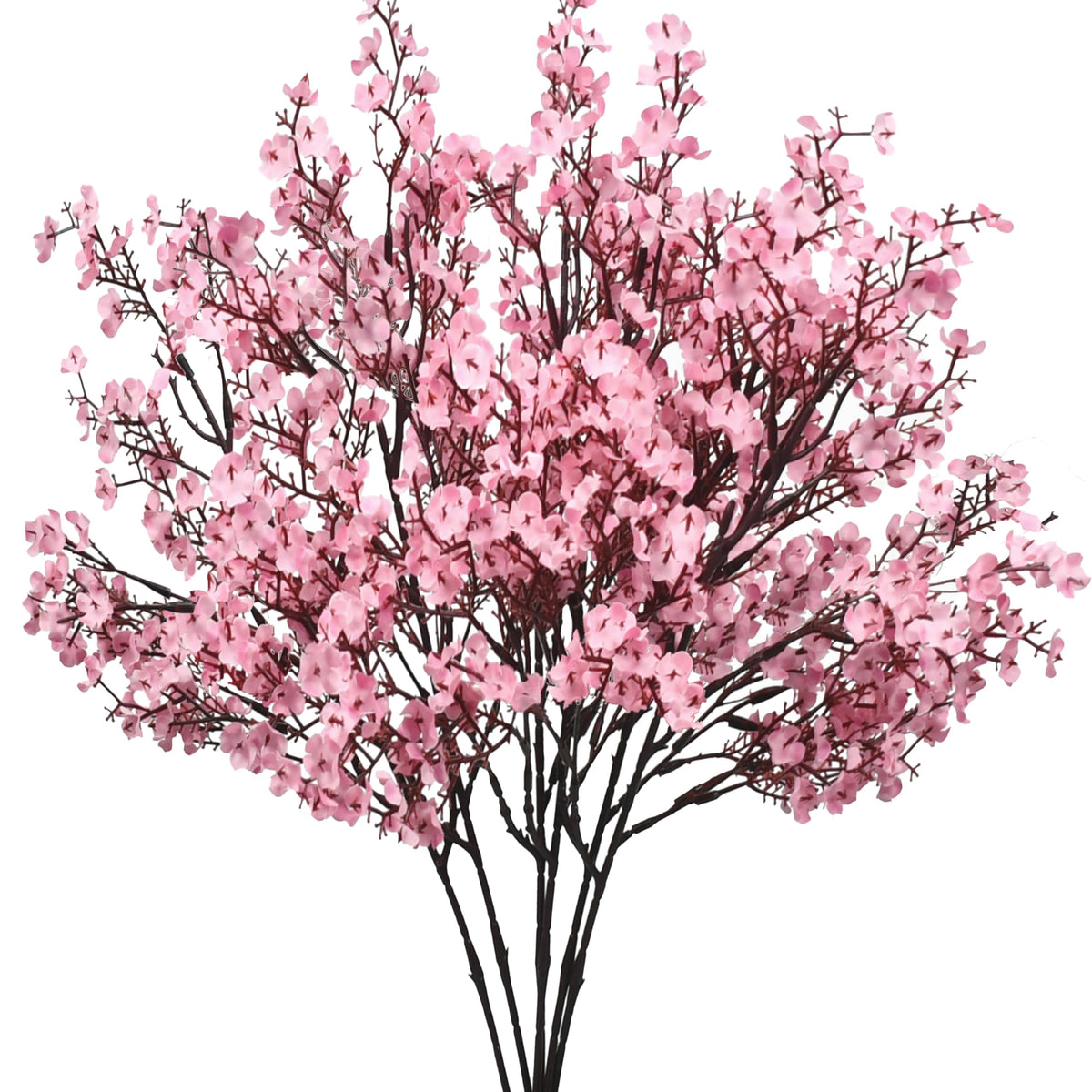 Mandy's 6 Bundles Artificial Light Brown Baby’s Breath Flowers