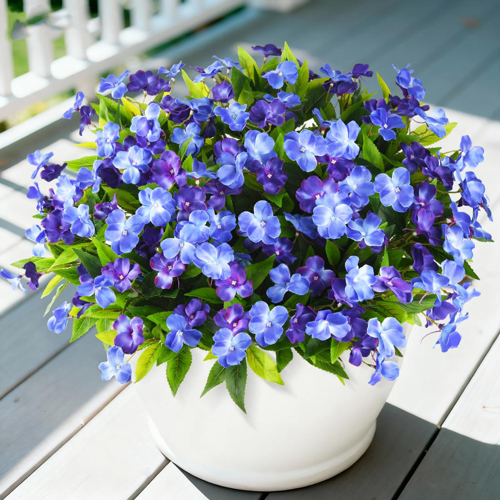 ZFProcess Artificial Fall Flowers for Outdoors Silk Fake Flowers Fall Decor