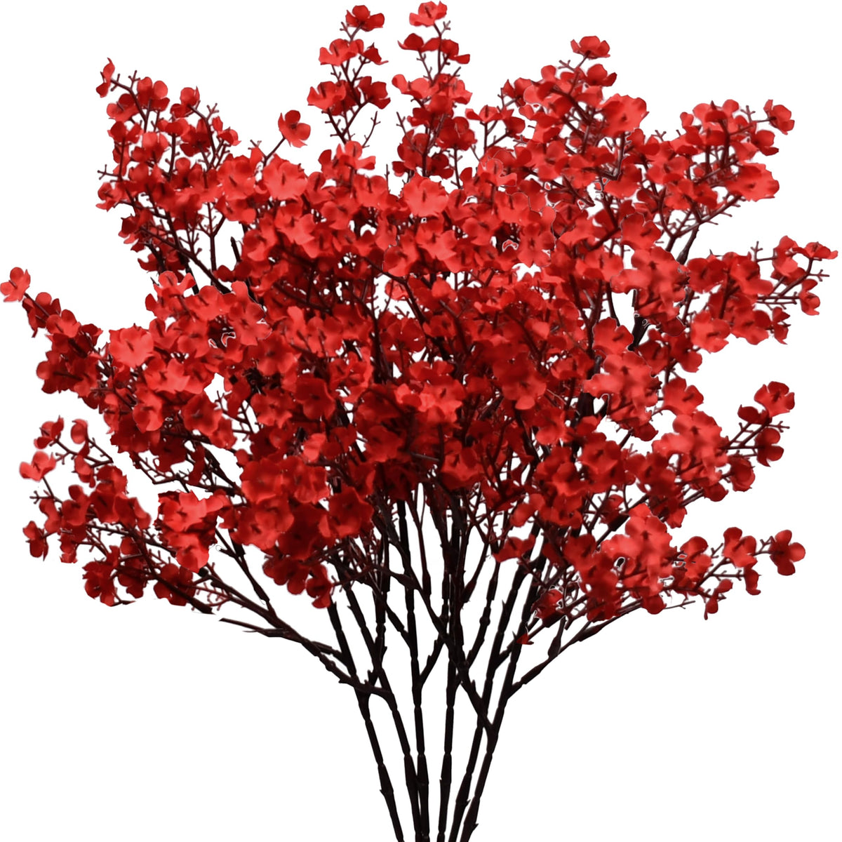 Mandy's 6 Bundles Artificial Light Brown Baby’s Breath Flowers