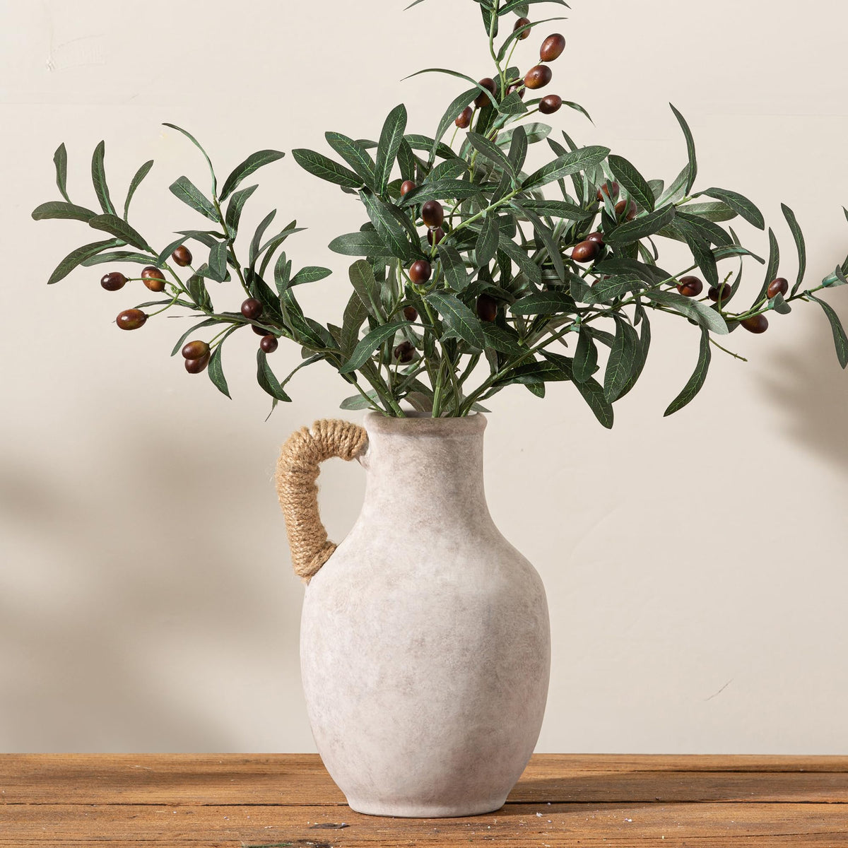 Vanselia Ceramic Flower Vase Home Table Decor Living Room Farmhouse 12 in