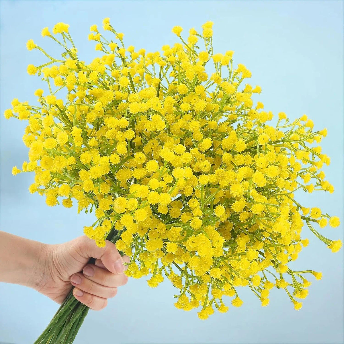 N&T NIETING Baby Breath Flowers Artificial Bulk, 10Pcs, Fall Pink Decor