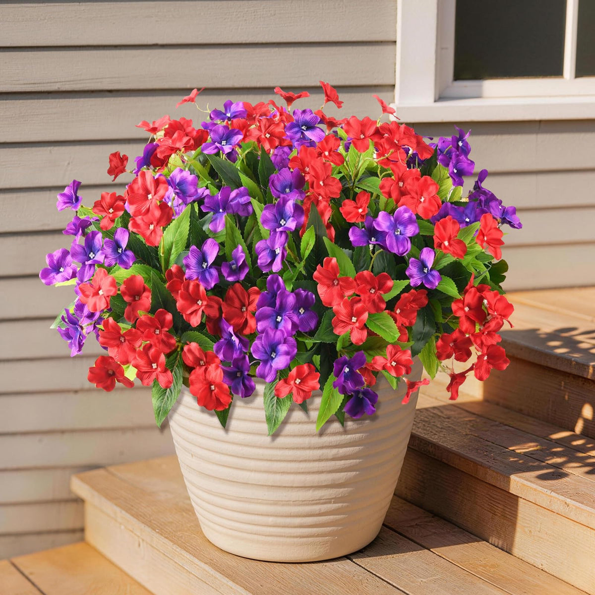 ZFProcess Artificial Fall Flowers for Outdoors Silk Fake Flowers Fall Decor