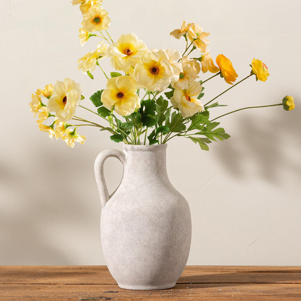 Vanselia Ceramic Flower Vase Home Table Decor Living Room Farmhouse 12 in