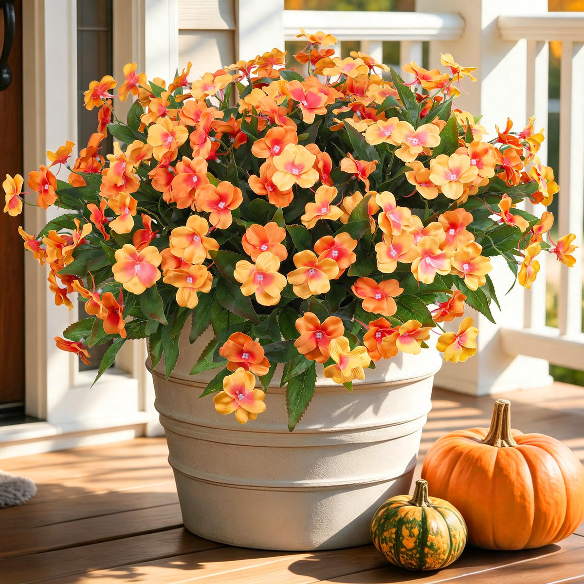ZFProcess Artificial Fall Flowers for Outdoors Silk Fake Flowers Fall Decor