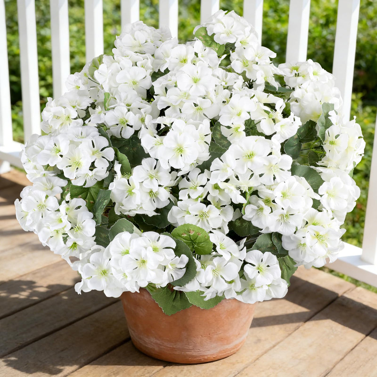 6 Bundles Hydrangea Artificial Flowers for Outdoors Silk Faux Hydrangeas