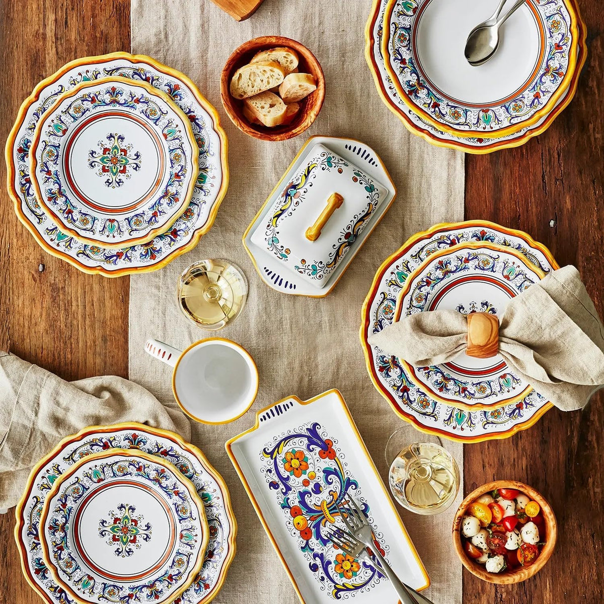 Sur La Table Nova Deruta Platter, Yellow