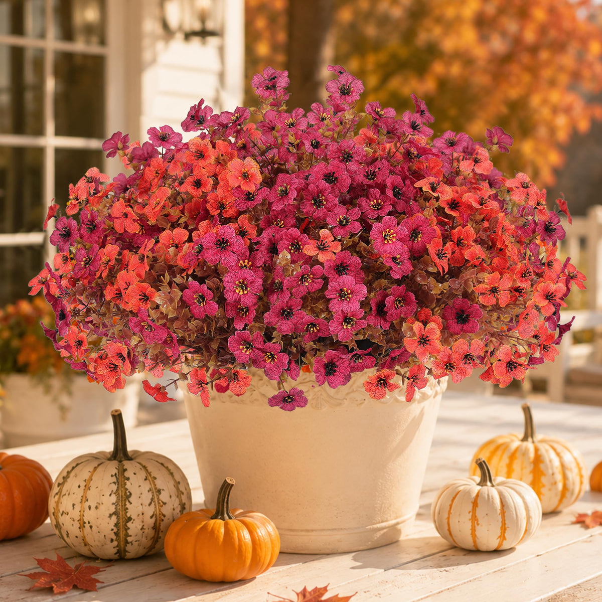 Artificial Flowers for Outdoors Fake Faux Flowers Plants Home Spring Decor
