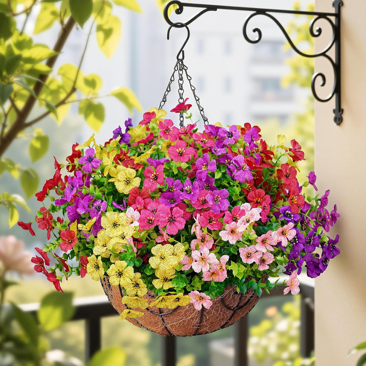 Artificial Flowers for Outdoors Fake Faux Flowers Plants Home Spring Decor
