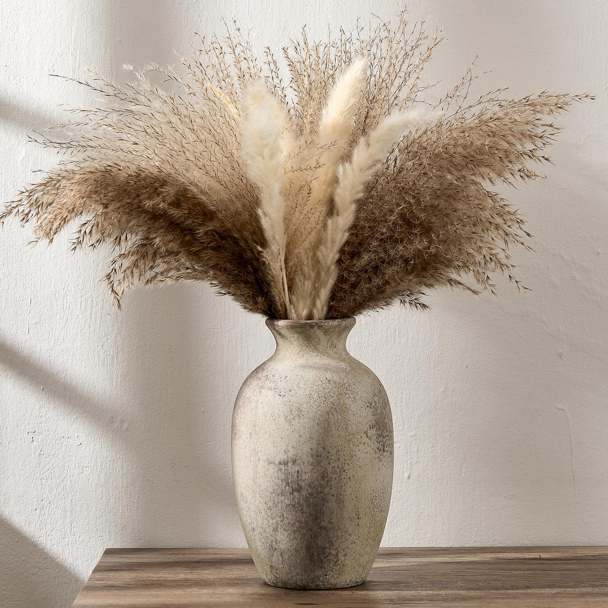 6.73" Ceramic Flower Decorative Antique Vase, Vintage Rustic Chinoiserie Floral Vase for Home Decor, Living Room, Bookshelf, Office, Entryway, Garden, Tuscan Decor, Chinoiserie Decor